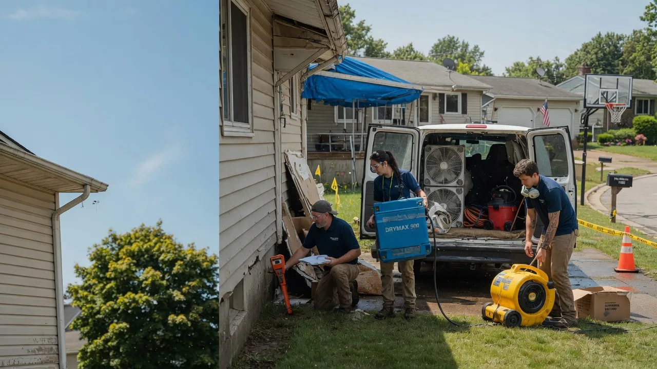 Ceiling Leak Cleanup in Schererville, IN near me